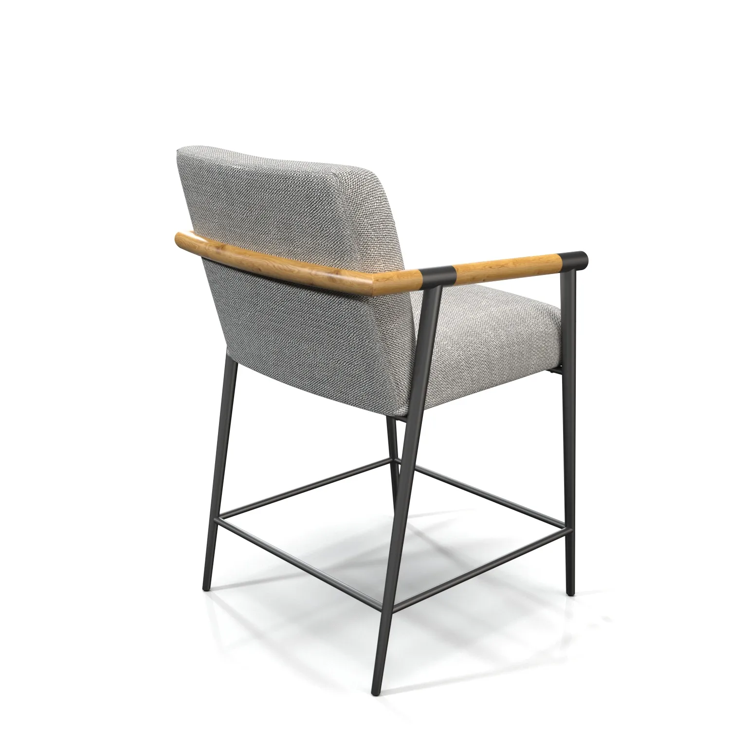 Rowen Counter Stool In Raven 3D Model_06